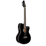 Ibanez TCY10E - BK 39" Inch Talman Double Cutaway body Acoustic-Electric Guitar - Black