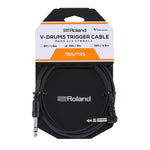 Roland PCS-10-TRA 1/4-inch TRS Male to 1/4-inch TRS Male Right Angle Percussion Trigger Cable - 10 foot