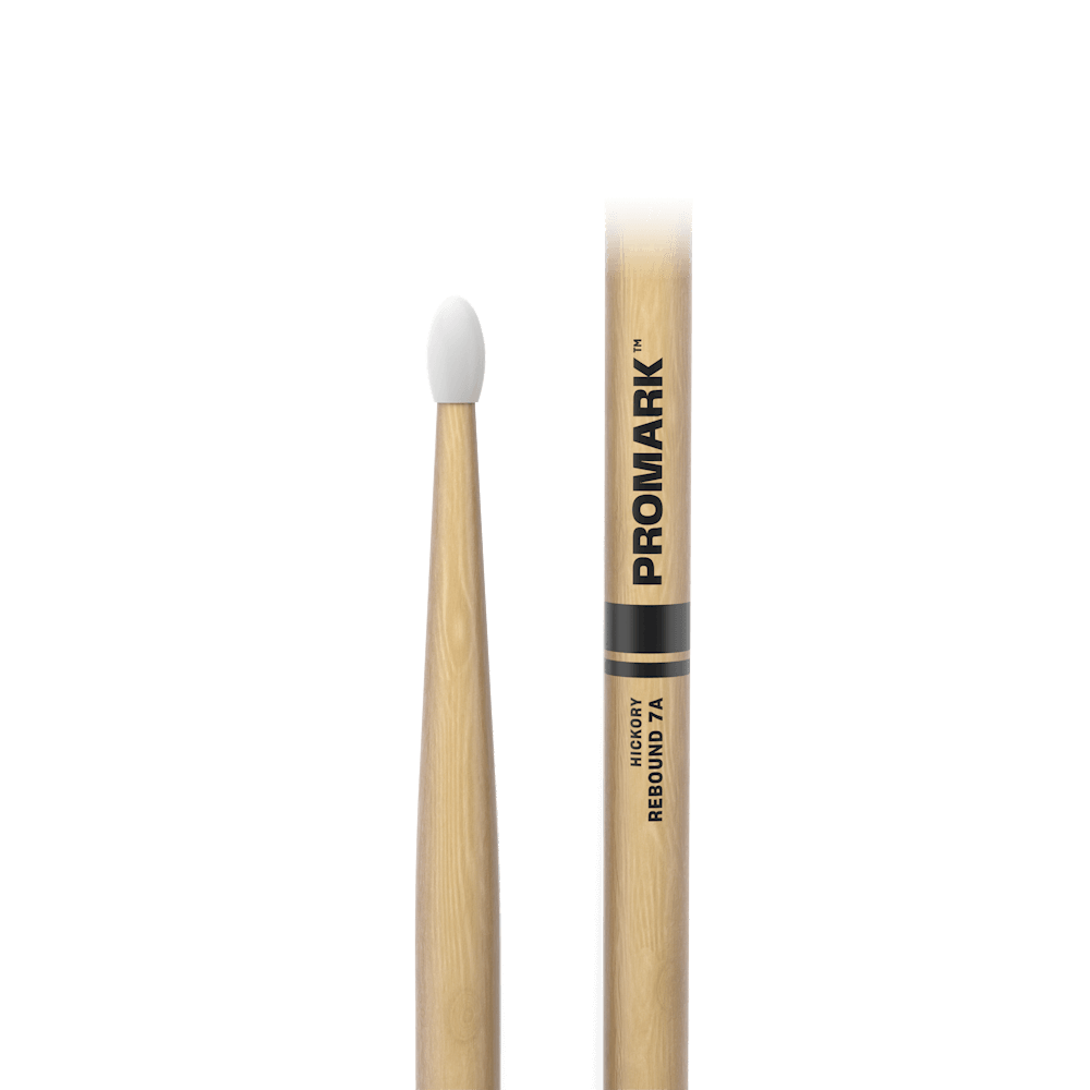 ProMark RBH535N Lacquered Hickory REBOUND 7A drumstick