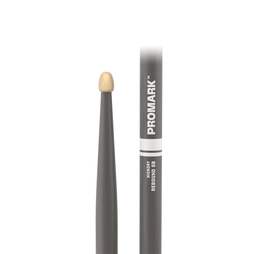 ProMark RBH595AW-GRAY Painted Hickory REBOUND 5B drumstick
