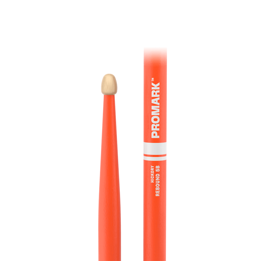 ProMark RBH595AW-ORANGE Painted Hickory REBOUND 5B drumstick