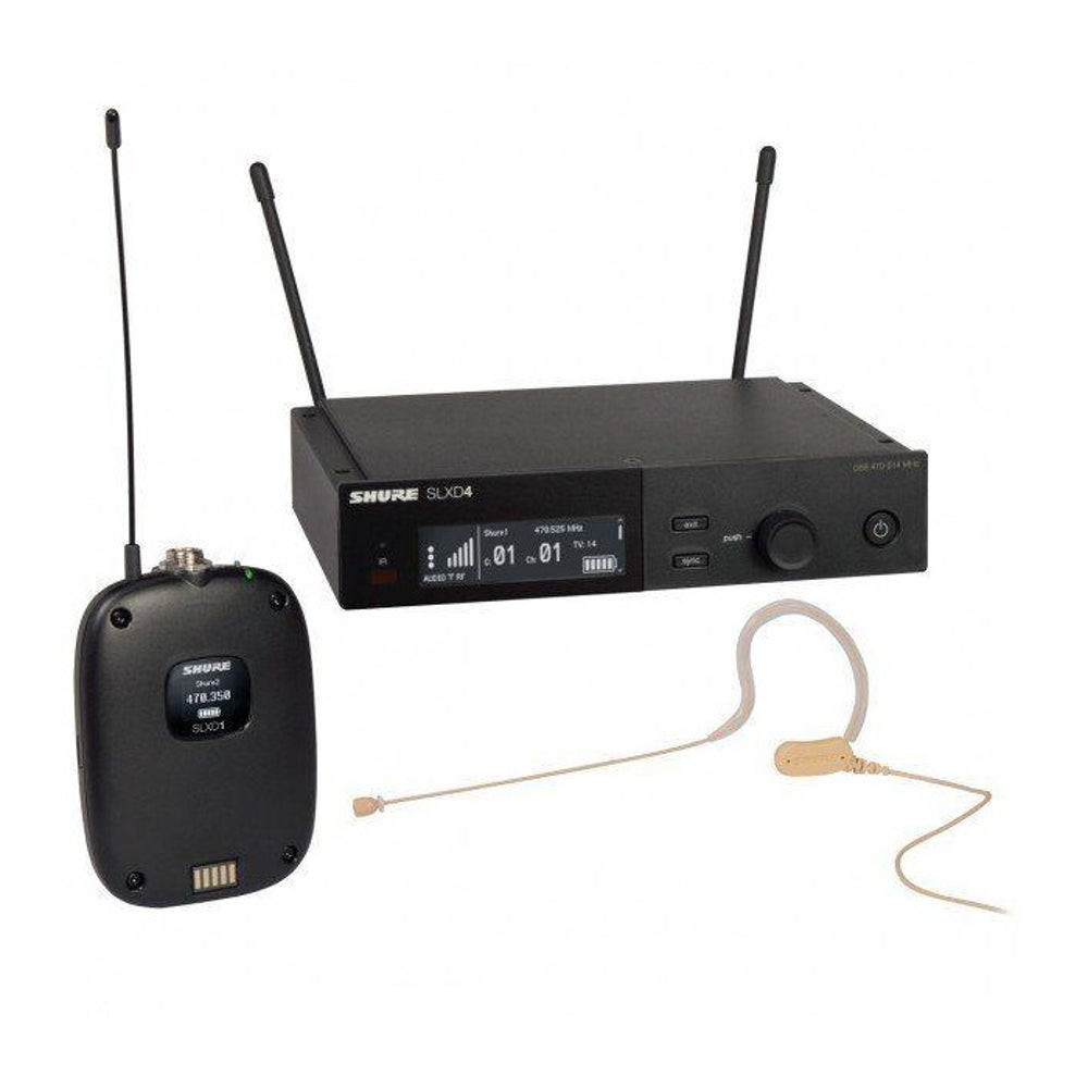 Shure SLXD14/153T Wireless Ear set Microphone System -G59 (470–514 MHz)
