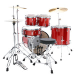 TAMA Stagestar ST52H6C-CDS Candy Red Sparkle 5-Piece Drum Kit with 22" Bass Drum - with cymbals set and Hardware