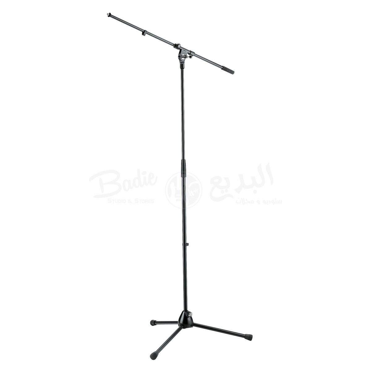 Konig & Meyer 21020-300-55 Tripod Microphone Boom Stand - Black | Professional Audio Accessories | Musical Instruments. Musical Instruments: Accessories By Categories, Musical Instruments. Musical Instruments: Microphone Stand, Musical Instruments. Musical Instruments: Stand By Categories, Professional Audio Accessories, Professional Audio Accessories. Professional Audio Accessories: Microphone Stand, Professional Audio Accessories. Professional Audio Accessories: Stand By Categories | Konig & Meyer