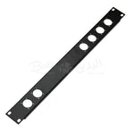 Konig & Meyer 28306-000-55 Rack Panel For 6 XLR Connector, 1-Space | Professional Audio Accessories | Musical Instruments. Musical Instruments: Accessories By Categories, Professional Audio Accessories, Professional Audio Accessories. Professional Audio Accessories: Cables & Connectors By Categories, Professional Audio Accessories. Professional Audio Accessories: Panels & Chassis Connectors | Konig & Meyer