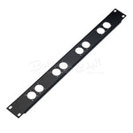 Konig & Meyer 28308-000-55 Rack Panel For 8 XLR Connector, 1-Space | Professional Audio Accessories | Musical Instruments. Musical Instruments: Accessories By Categories, Professional Audio Accessories, Professional Audio Accessories. Professional Audio Accessories: Cables & Connectors By Categories, Professional Audio Accessories. Professional Audio Accessories: Panels & Chassis Connectors | Konig & Meyer