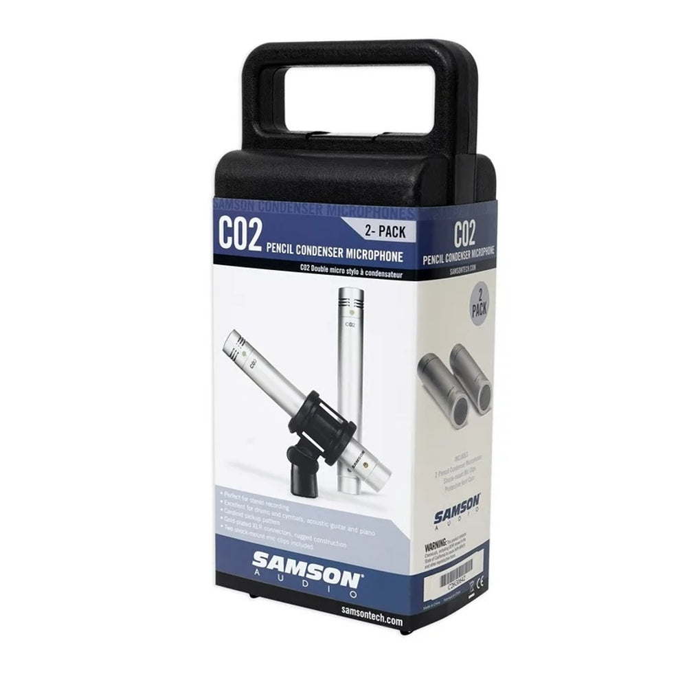 Samson C02 Small-diaphragm Condenser Microphone - Stereo Pair | Professional Audio | Professional Audio, Professional Audio. Professional Audio: Condenser Microphone, Professional Audio. Professional Audio: Microphones, Professional Audio. Professional Audio: Wired Microphones | Samson