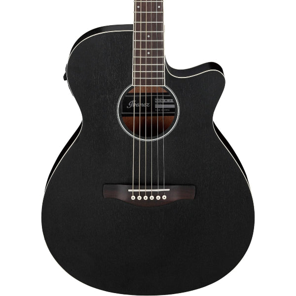 Ibanez AEG7MH-WK Acoustic Electric Guitar - Weathered Black Open Pore