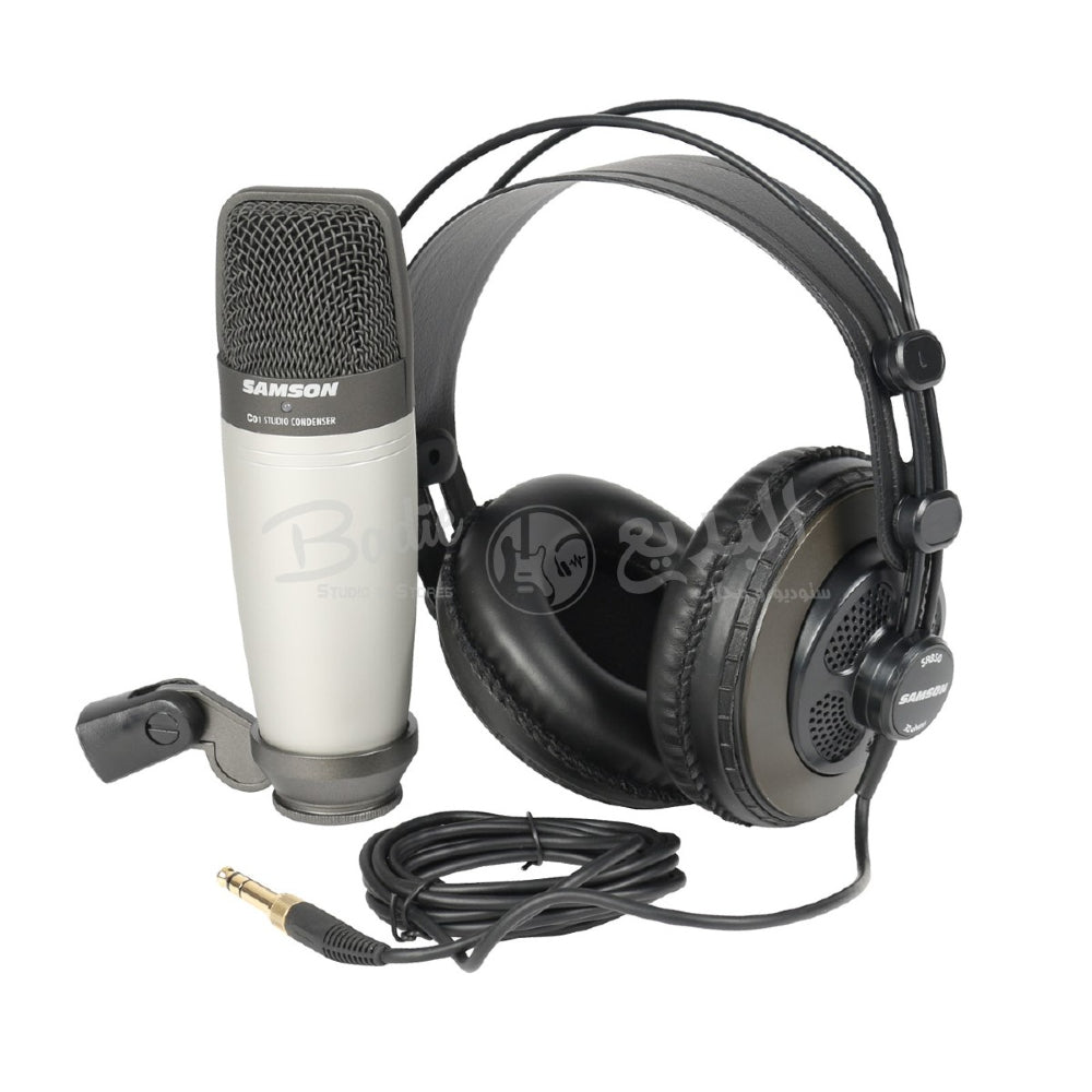 Samson SR850 Headphone and C01 Microphone Bundle | Professional Audio | Professional Audio, Professional Audio. Professional Audio: Condenser Microphone, Professional Audio. Professional Audio: Microphones, Professional Audio. Professional Audio: Wired Microphones | Samson