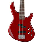 Cort Action Bass Plus Transparent Red 4-String Bass Guitar