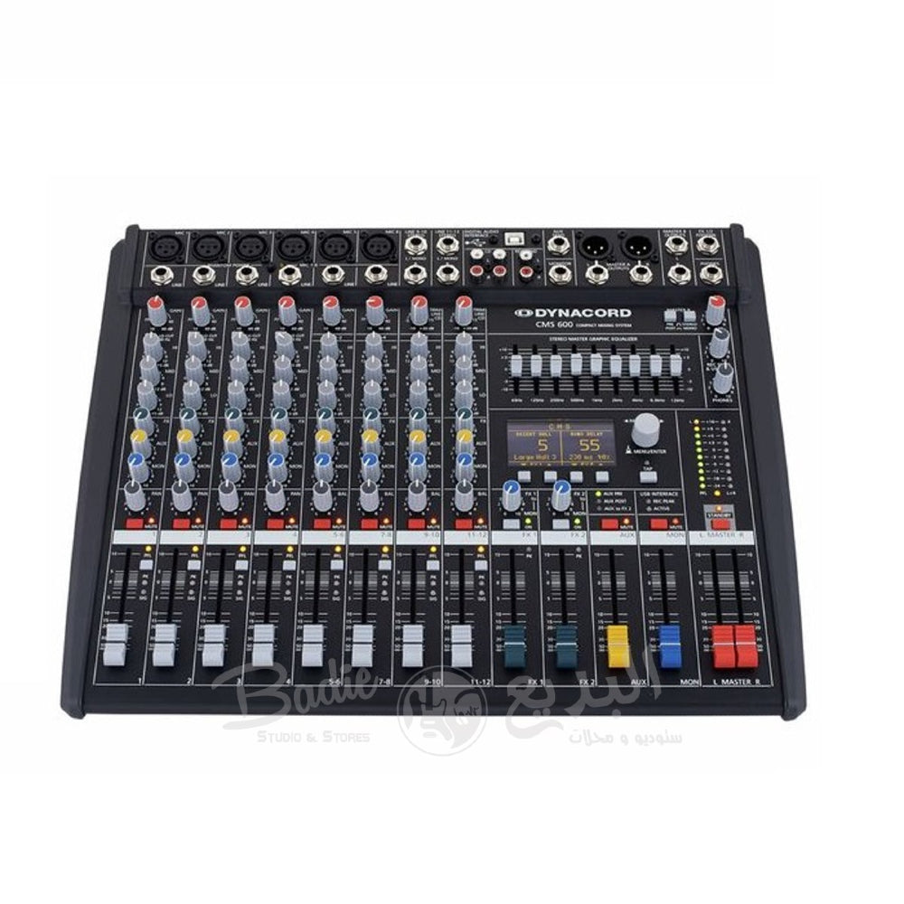 Dynacord CMS 600-3 Compact 8-Channel Mixer– Badie Studio & Stores