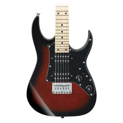 Ibanez Gio Series GRGM21M-WMS Gio Mikro Series 6-String RH 3/4 Size Electric Guitar- Walnut Sunburst