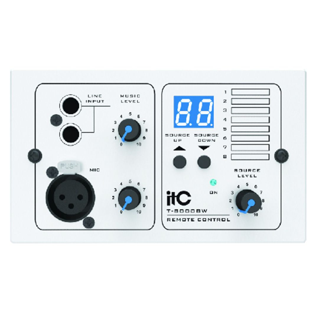 ITC T-8000BW Remote Control with Audio Input Module | Professional Audio | Professional Audio, Professional Audio. Professional Audio: Matrix Controller, Professional Audio. Professional Audio: Public Address Accessories, Professional Audio. Professional Audio: Public Address System | itc