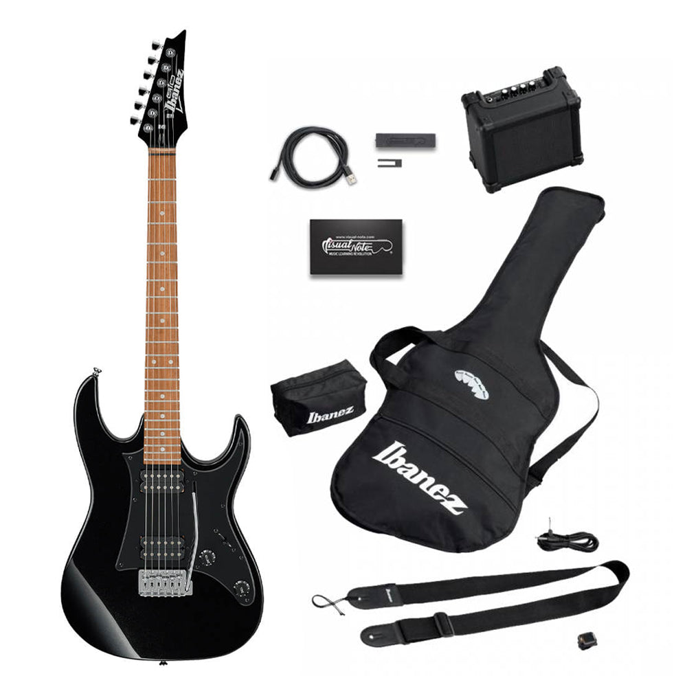 Ibanez Gio Series IJRX20U-BKN Jumpstart Electric Guitar Starter Pack - Black Night