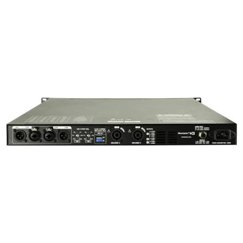 Montarbo LION 2-1500 1U Power Amplifier @ 2 x 1500 @ 4 ohms, 2 x 900 @ 8 ohms