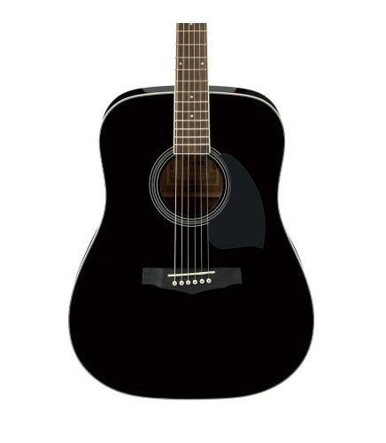 Ibanez PF15-BK Dreadnought Acoustic Guitar Black High Gloss Finish