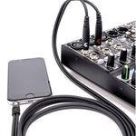 Planet Waves PW-MPTS-06 Stereo 3.5mm Male to Dual 1/4" Male Audio Cable (6')