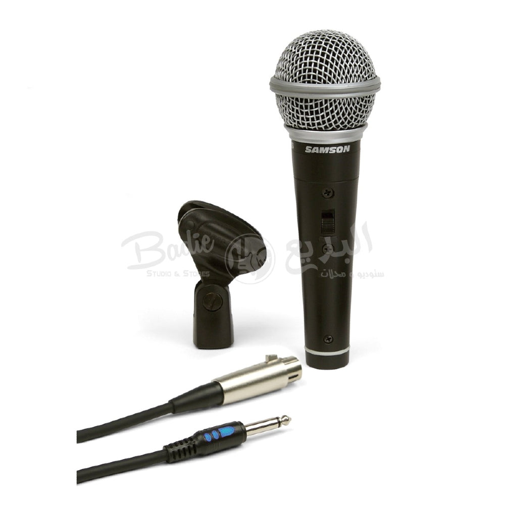 Samson R21S Dynamic Microphone with XLR to 1/4" Mic Cable and Mic Clip | Professional Audio | Professional Audio, Professional Audio. Professional Audio: Dynamic Microphone, Professional Audio. Professional Audio: Microphones, Professional Audio. Professional Audio: Wired Microphones | Samson