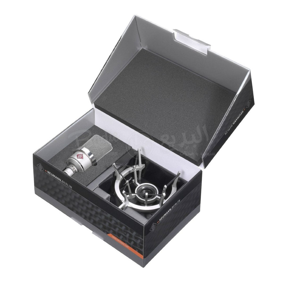 Neumann TLM 102 Studio Set Cardioid Large Diaphragm Condenser Microphone with Shock Mount (Nickel)