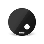Evans BD22RB EQ3 Resonant Black Bass Drumhead 22 inch with Port Hole