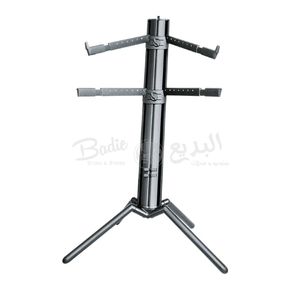 Konig & Meyer 18860-000-35 BLACK Spider Dual Tier Keyboard Stand | Musical Instruments Accessories | Musical Instruments. Musical Instruments: Accessories By Categories, Musical Instruments. Musical Instruments: Keyboard Stand, Musical Instruments. Musical Instruments: Stand By Categories, Professional Audio Accessories, Professional Audio Accessories. Professional Audio Accessories: Keyboard Stand, Professional Audio Accessories. Professional Audio Accessories: Stand By Categories | Konig & Meyer