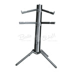Konig & Meyer 18860-000-35 BLACK Spider Dual Tier Keyboard Stand | Musical Instruments Accessories | Musical Instruments. Musical Instruments: Accessories By Categories, Musical Instruments. Musical Instruments: Keyboard Stand, Musical Instruments. Musical Instruments: Stand By Categories, Professional Audio Accessories, Professional Audio Accessories. Professional Audio Accessories: Keyboard Stand, Professional Audio Accessories. Professional Audio Accessories: Stand By Categories | Konig & Meyer