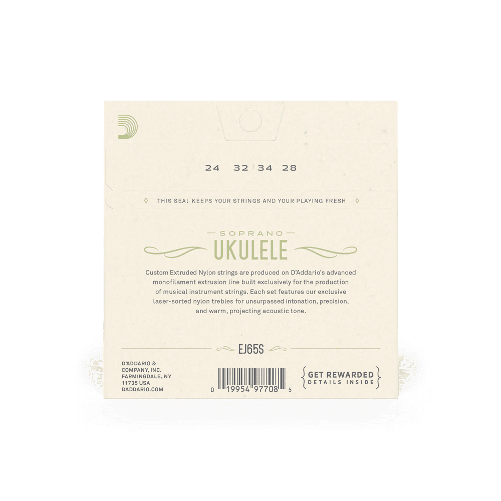 D’Addario EJ65S Pro-Arte Soprano Ukulele Strings