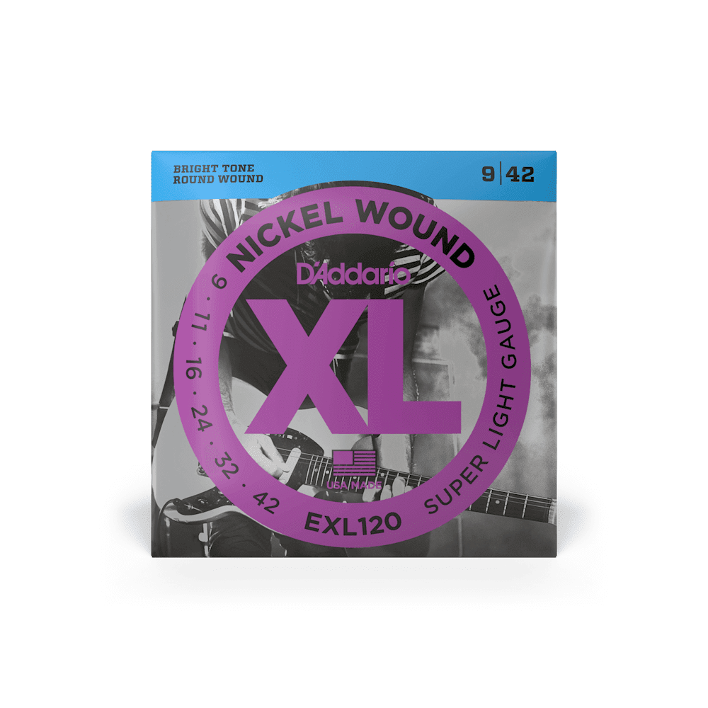 D'Addario EXL120 XL Nickel Wound Electric Guitar Strings - .009-.042 Super Light | Musical Instruments Accessories | Musical Instruments. Musical Instruments: Accessories By Categories, Musical Instruments. Musical Instruments: Electric Guitar Strings, Musical Instruments. Musical Instruments: Strings By Categories | D'Addario