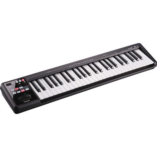 Roland A-49 BK 49 Keys MIDI Keyboard Controller / Portable Control with Pro Action
