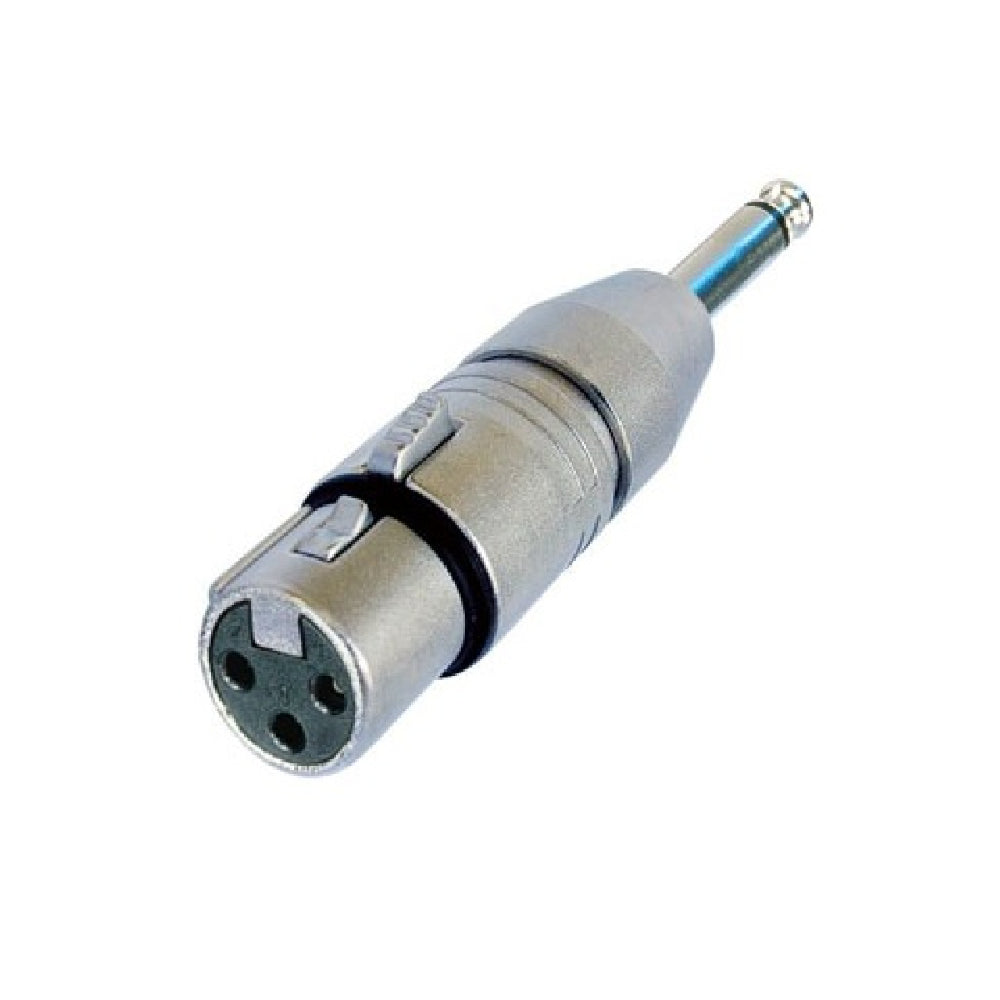 Neutrik NA2FP 3 pole XLR Female – Mono 1/4" plug Adapter