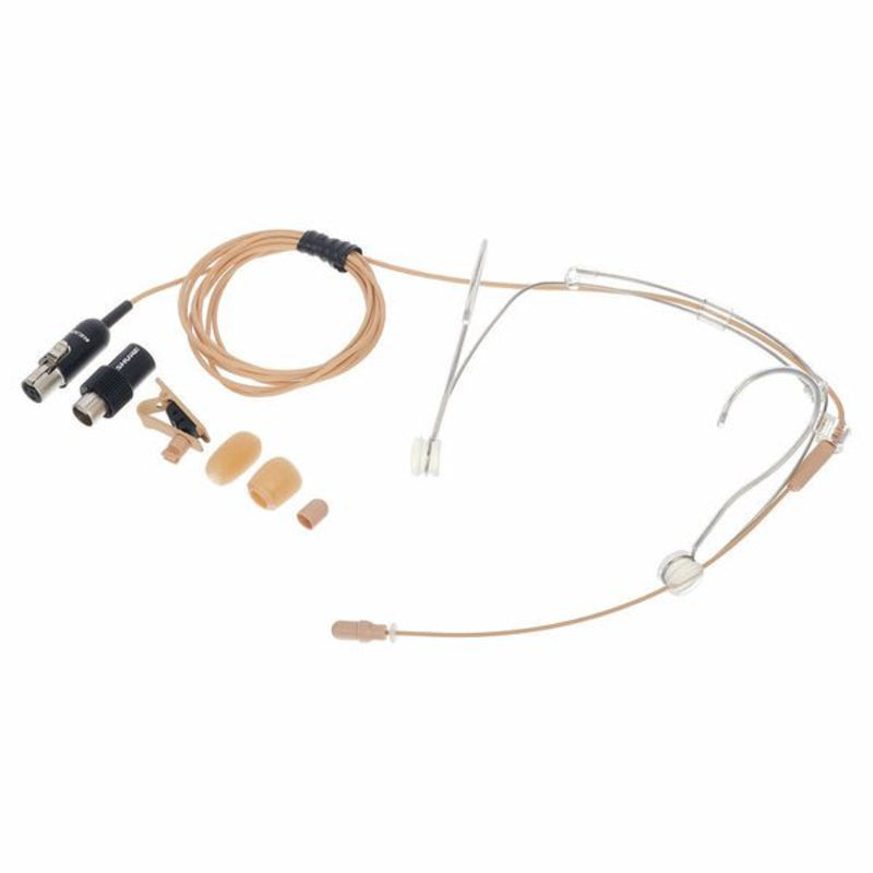 Shure DH5T/O-MTQG DuraPlex Omnidirectional Subminiature Headset Microphone TA4F Connector for Shure wireless bodypack transmitters