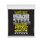 Ernie Ball 2246 Regular Slinky Stainless Steel Wound Electric Guitar Strings - Gauge 10-46