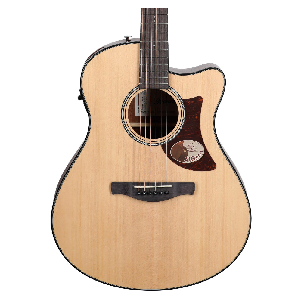 Ibanez AAM50CE-OPN Advanced Auditorium Acoustic-Electric Guitar - Open Pore Natural