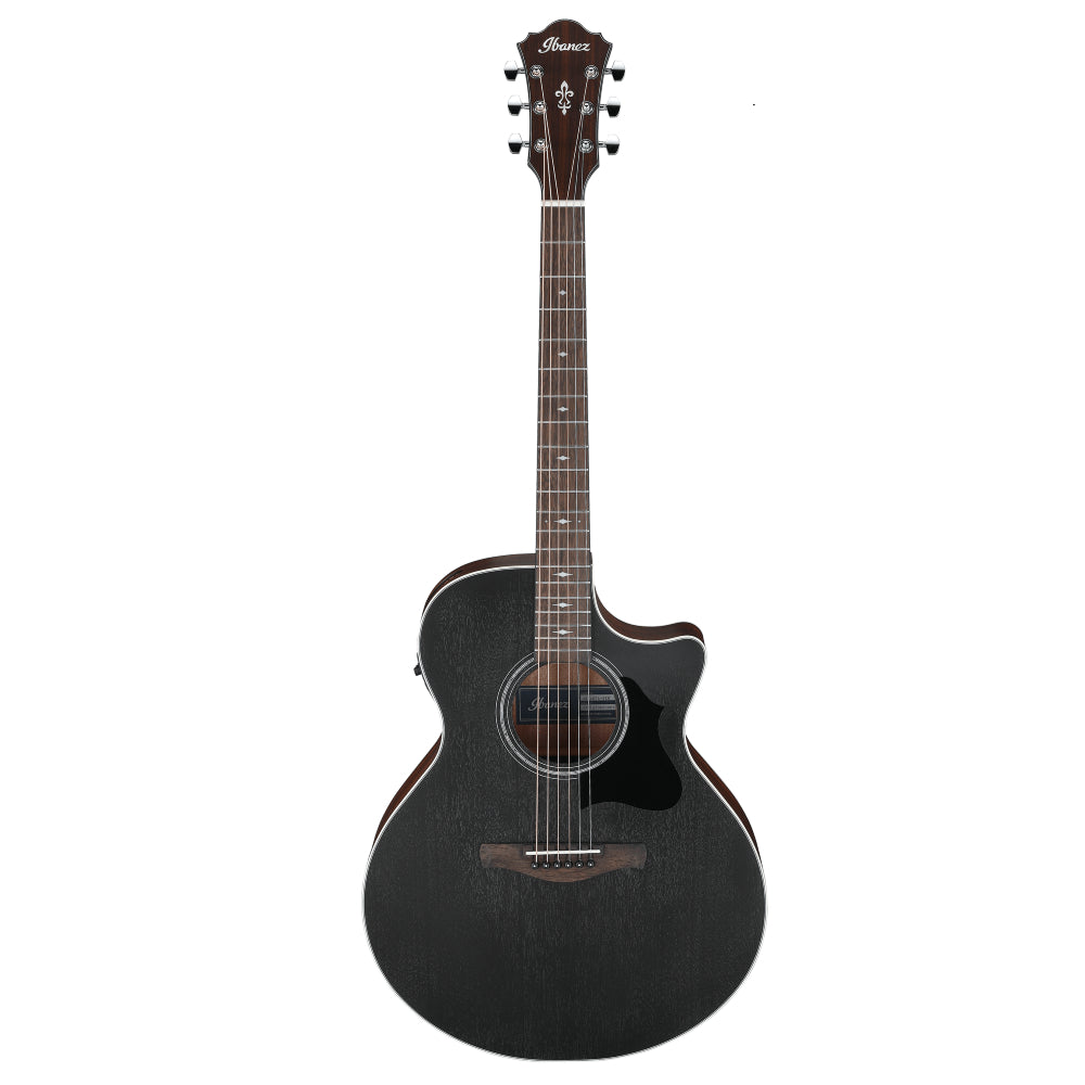 Ibanez AE140-WKH Acoustic-electric Guitar - Weathered Black