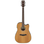 Ibanez Artwood AW65ECE-LG Dreadnought bodyAcoustic Electric Guitar - Natural Low Gloss