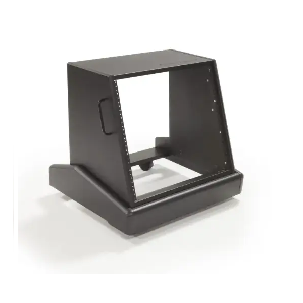 Argosy RR-L10-B Rack 'N Roll 10 RU Forward-Facing Rackmount - Black Powder Coat