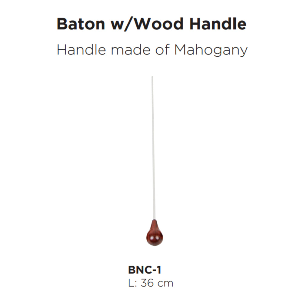 Maxtone BNC-1 Baton w/Wood Handle L: 36 cm Maxtone BNC-1 Baton w/Wood Handle L: 36 cm