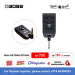 Boss KATANA GO Mini Guitar Headphone Amp with 13 Amp Characters, 150+ Effects