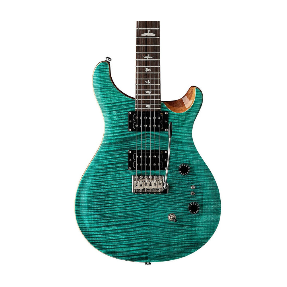 PRS SE Custom 24 C844TU Electric Guitar - Turquoise - Includes PRS Gig Bag PRS SE Custom 24 C844TU Electric Guitar - Turquoise - Includes PRS Gig Bag