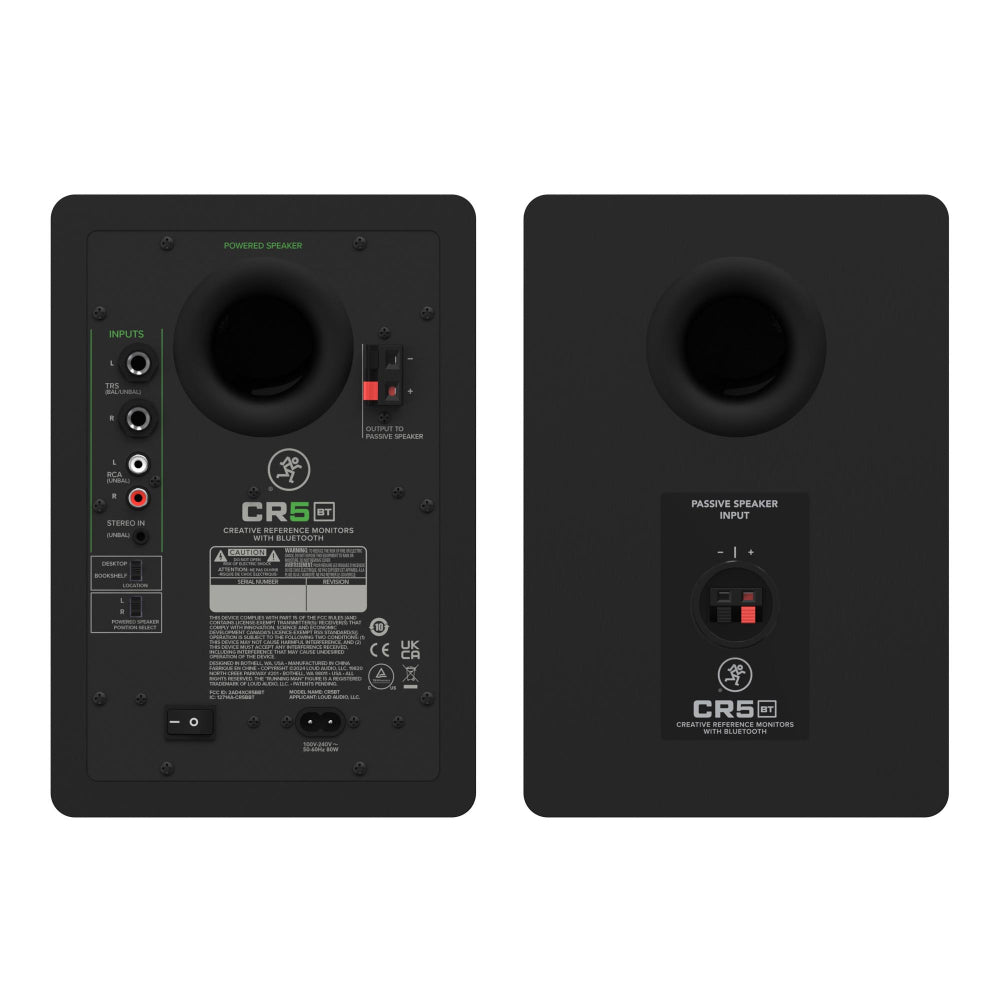 Mackie CR5.25BT 5.25-inch Powered Bluetooth Studio Monitors (Pair) Mackie CR5.25BT 5.25-inch Powered Bluetooth Studio Monitors (Pair)