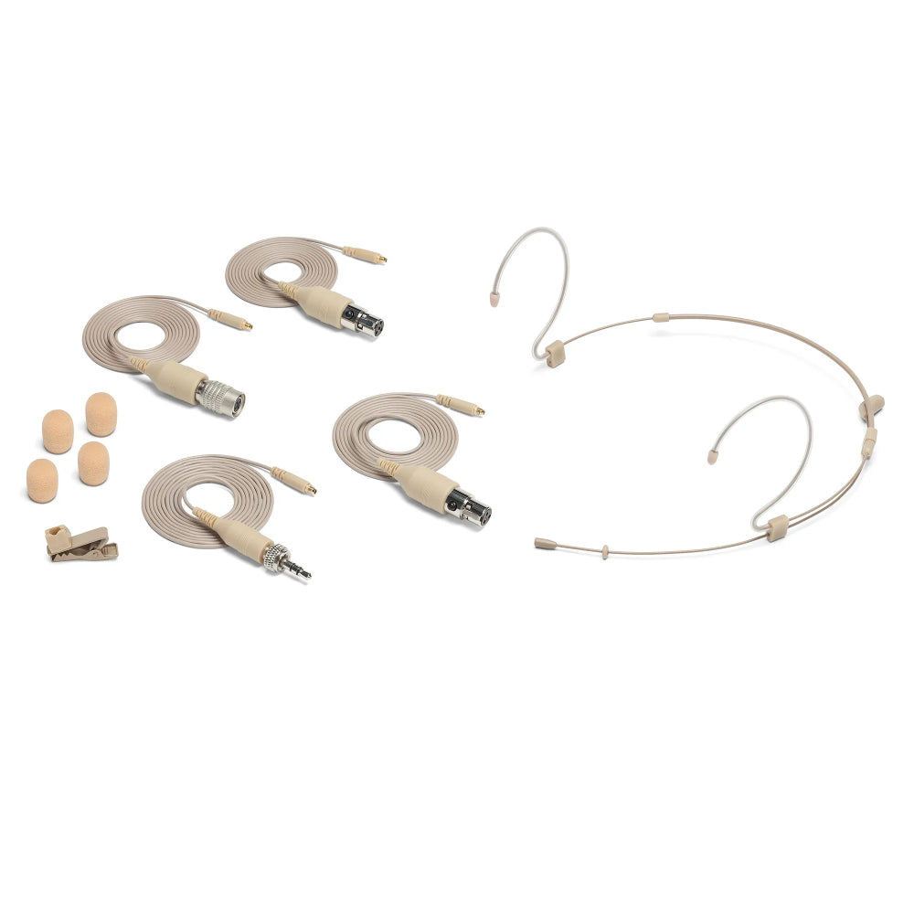 Samson DE50x Omnidirectional Micro-Miniature Headset Microphone for Wireless Transmitters (Beige)