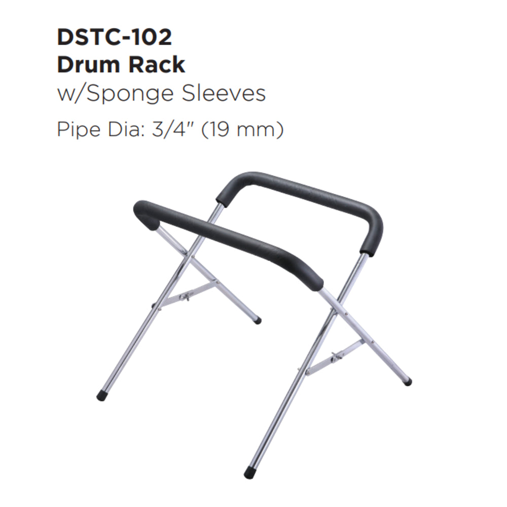 Maxtone DSTC-102 Drum Rack w/Sponge Sleeves Maxtone DSTC-102 Drum Rack w/Sponge Sleeves