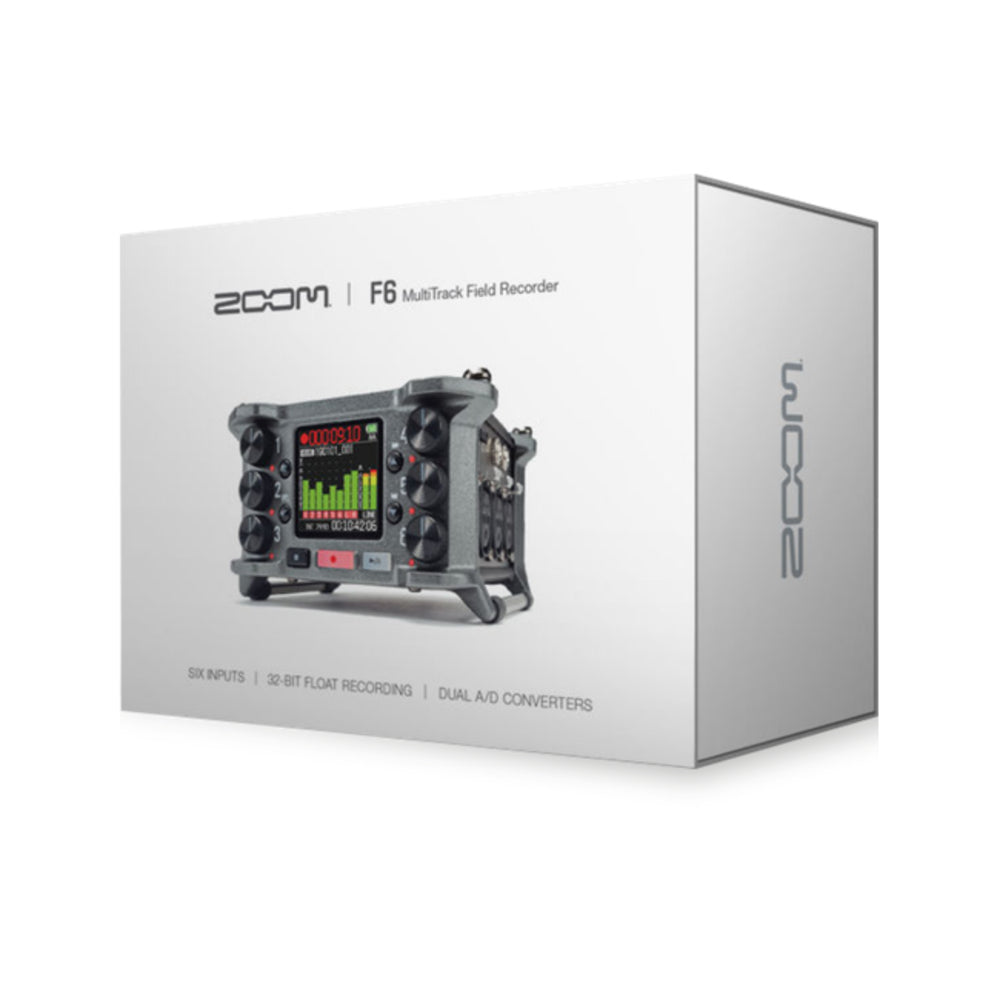 Zoom F6 6-Input / 14-Track Multitrack Field Recorder Zoom F6 6-Input / 14-Track Multitrack Field Recorder