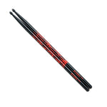 Tama 5A-F-BR Rhythmic Fire Black Red Pattern Japanese Oak 5A Wood Tip Drumstick
