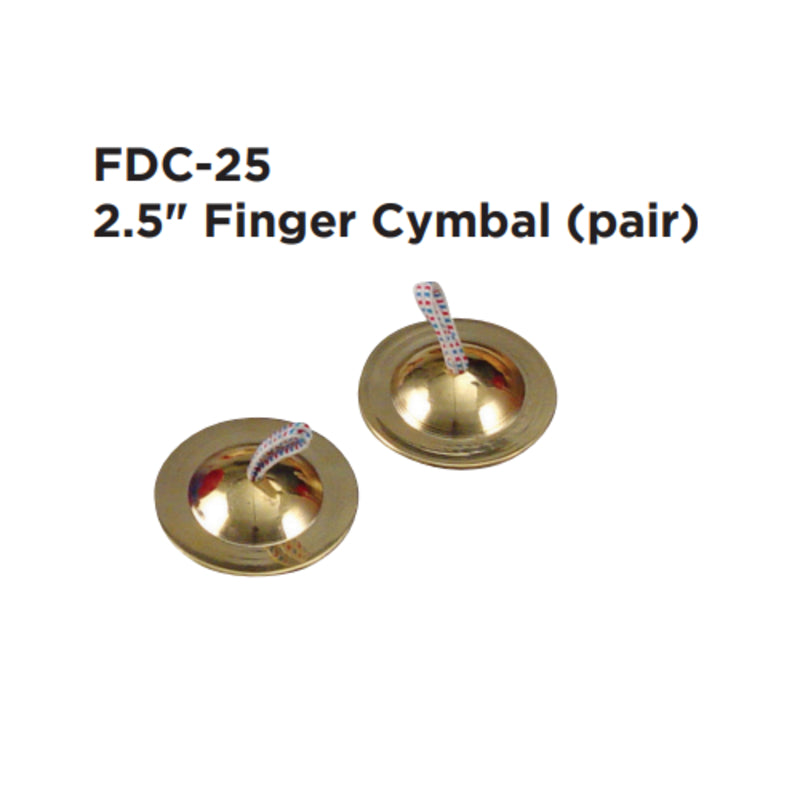 Maxtone FDC-25 Finger 2" Cymbals Pair