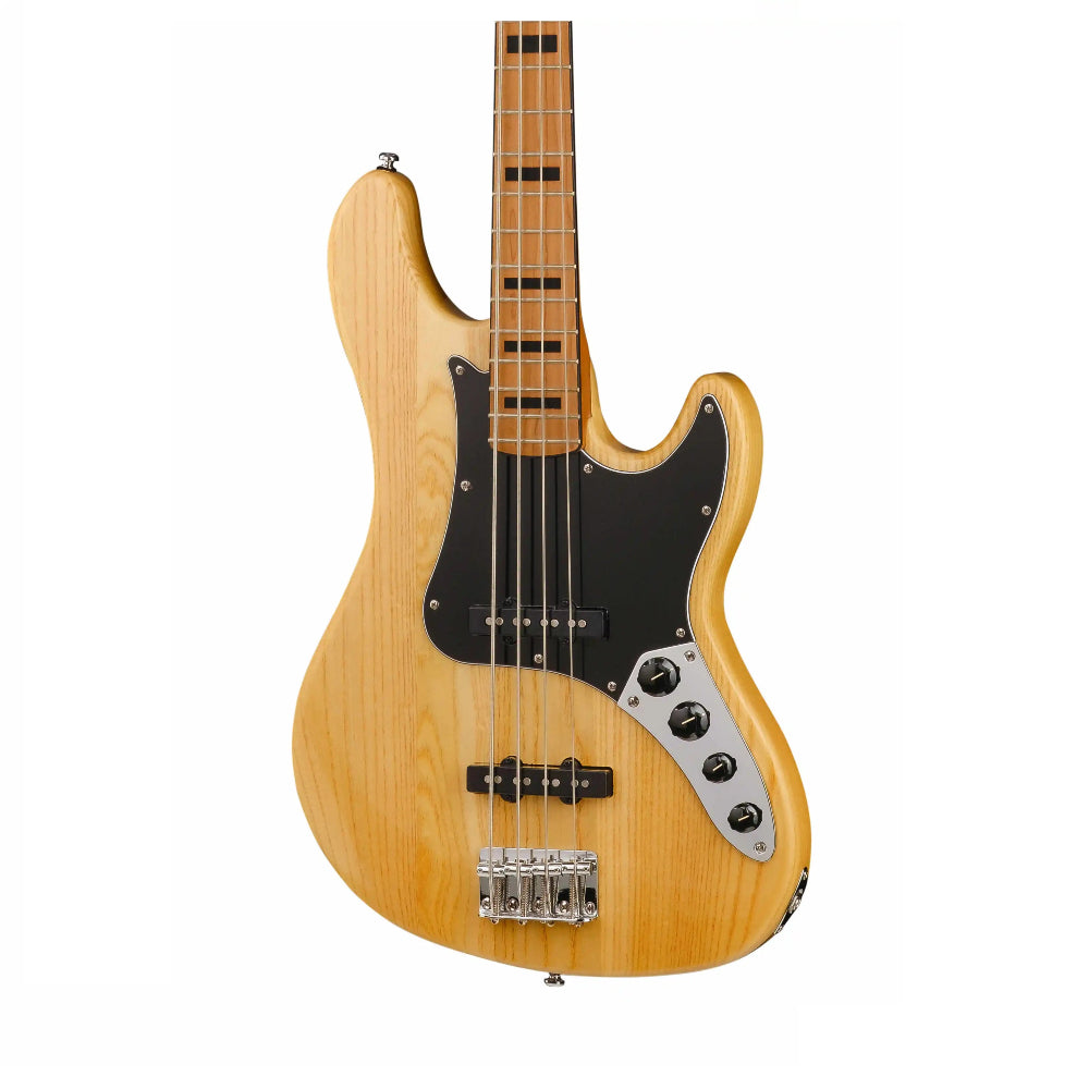 Cort GB64JJ Bass, Natural Finish 4 String Bass Guitar