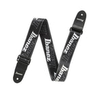 Ibanez GSD50-P6Guitar Strap White With Ibanez Black Logo