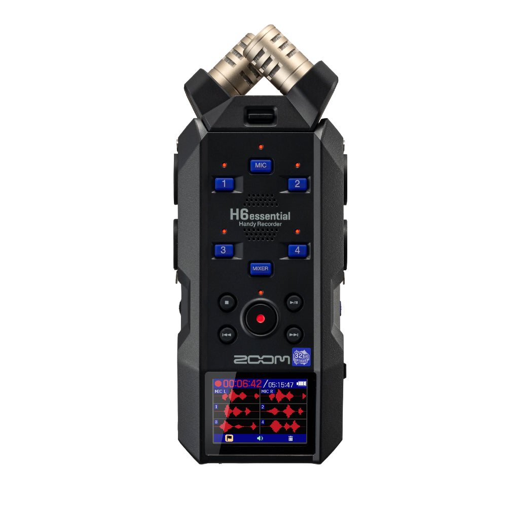 Zoom H6essential 6-Track 32-Bit Float Portable Audio Recorder Zoom H6essential 6-Track 32-Bit Float Portable Audio Recorder
