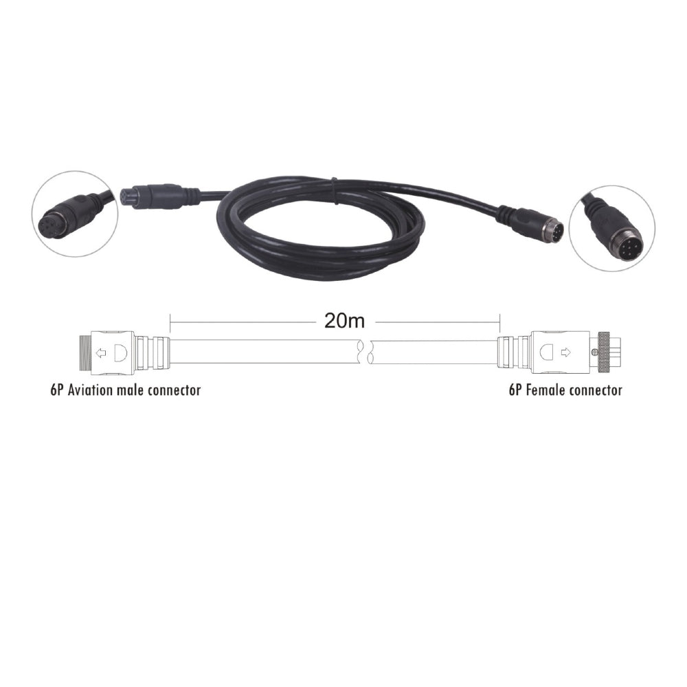 itc TS-20L High-density aviation 20 Meter extension cable itc TS-20L High-density aviation 20 Meter extension cable