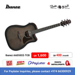Ibanez Advanced Acoustic AAD50CE-TCB 41.5" Inch Grand Dreadnought with Advanced Access Cutaway body Acoustic-electric Guitar - Transparent Charcoal Burst